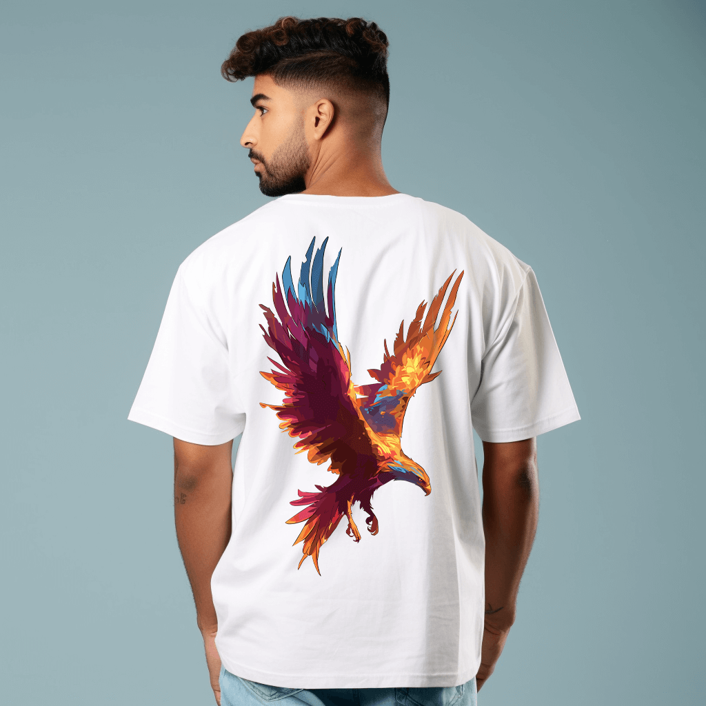 Garuda Oversized Printed Tshirt for Men and Women