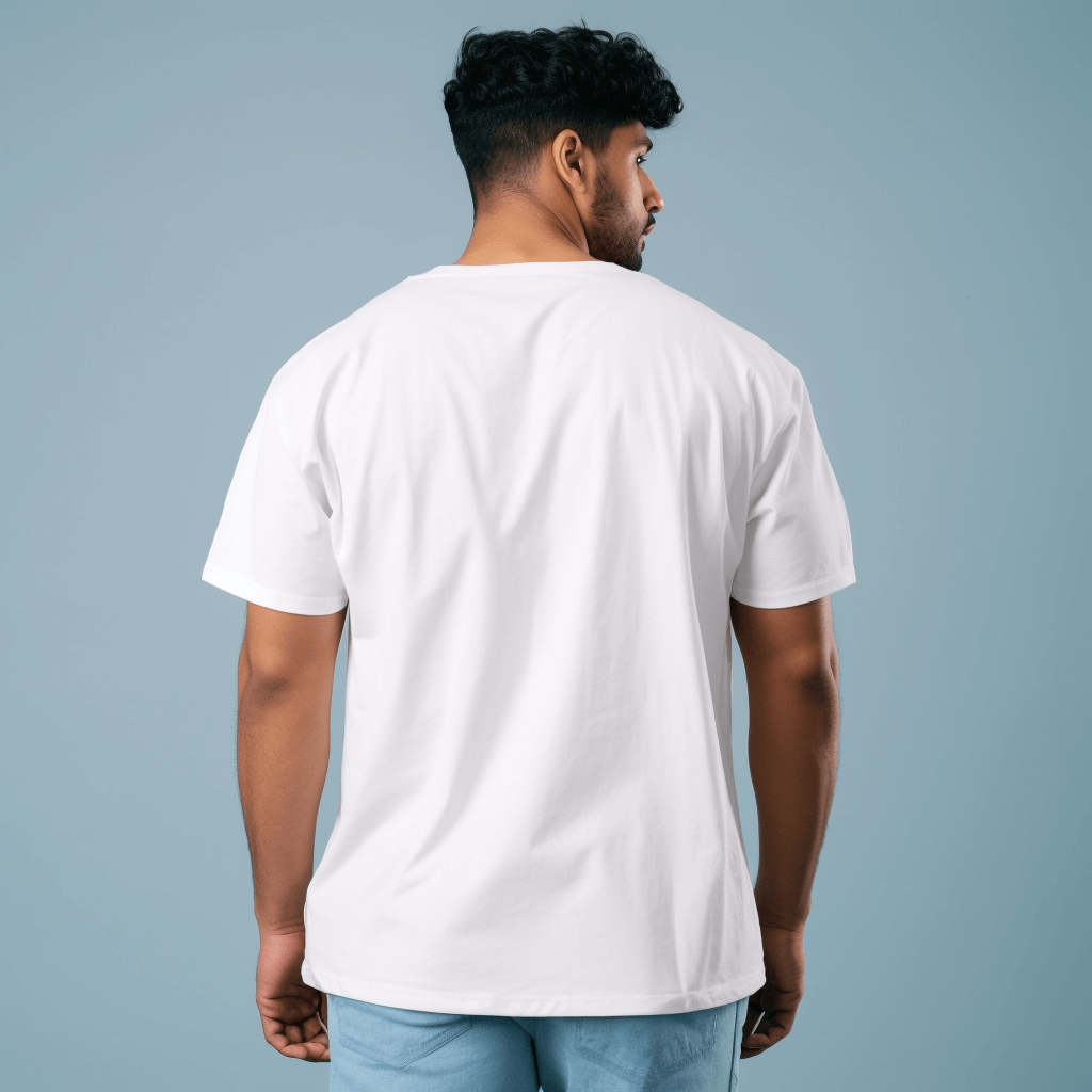 Solid White Oversized Tshirt For Men and Women