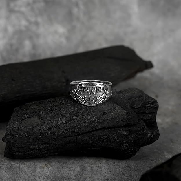 Siya Ram Sterling Silver Wrap Ring for Men & Women