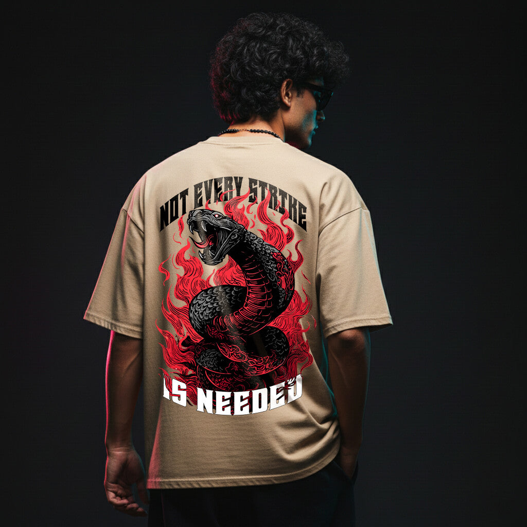 Flaming Serpent Oversized T-Shirt
