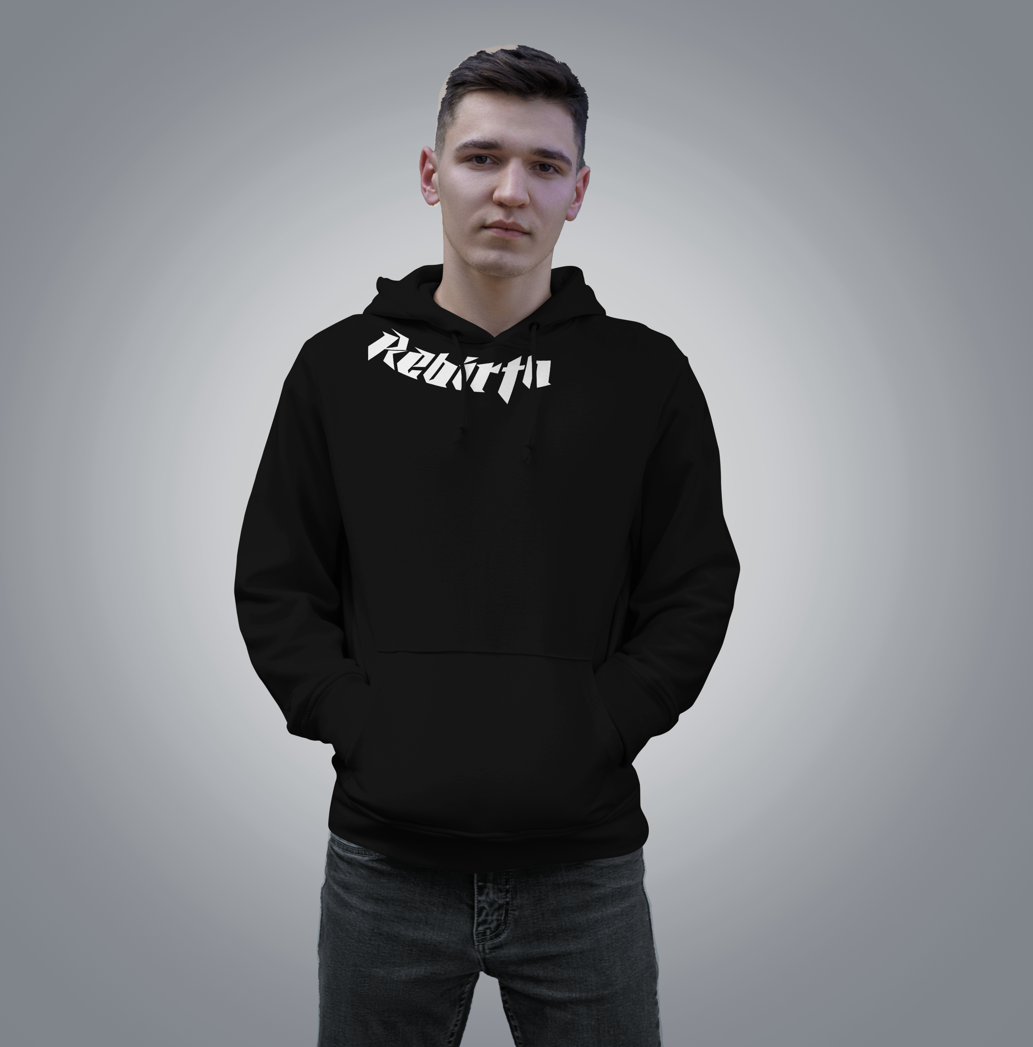 Rebirth Phoenix Oversized Black Hoodie | Premium Fleece | Unisex Streetwear