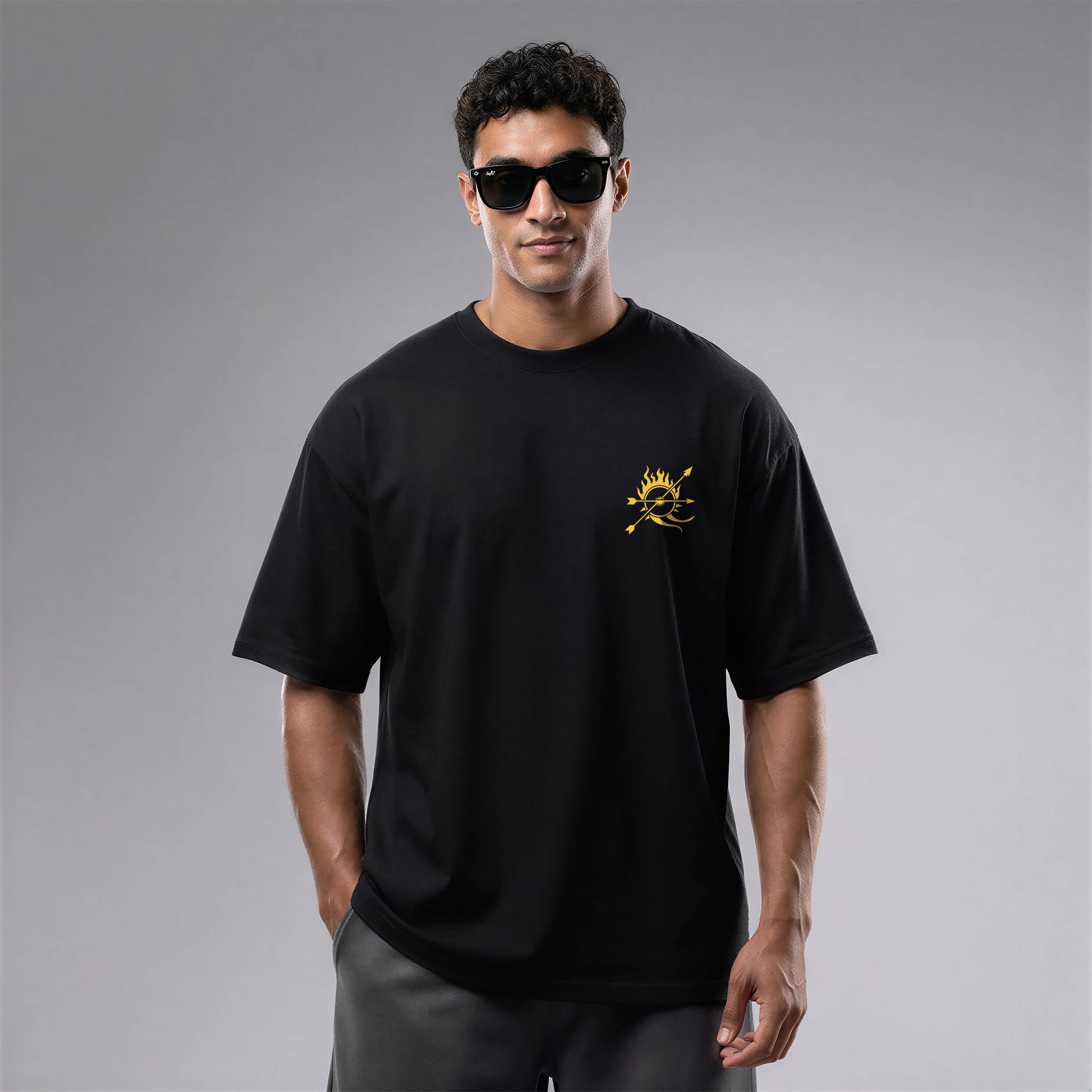 Daanveer Karna Divine Warrior Tee – Mythological Graphic T-Shirt