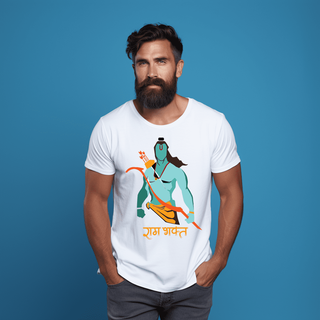 Lord Ram Printed T Shirt For Men