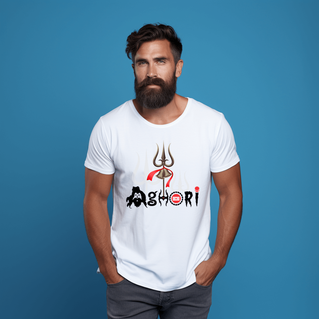 Shiva Aghori Printed T-Shirt For Boys