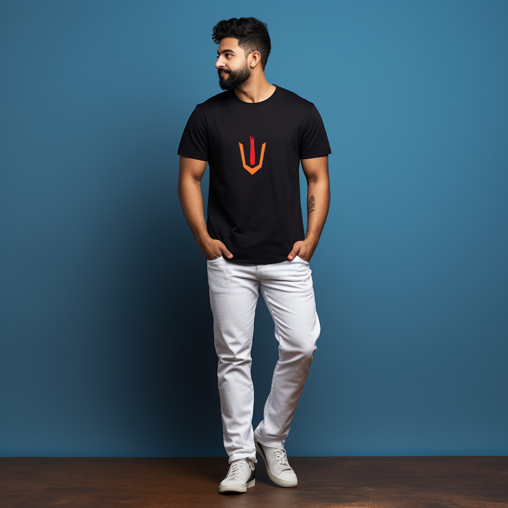 Hindu Tilak Printed T Shirt For Boys