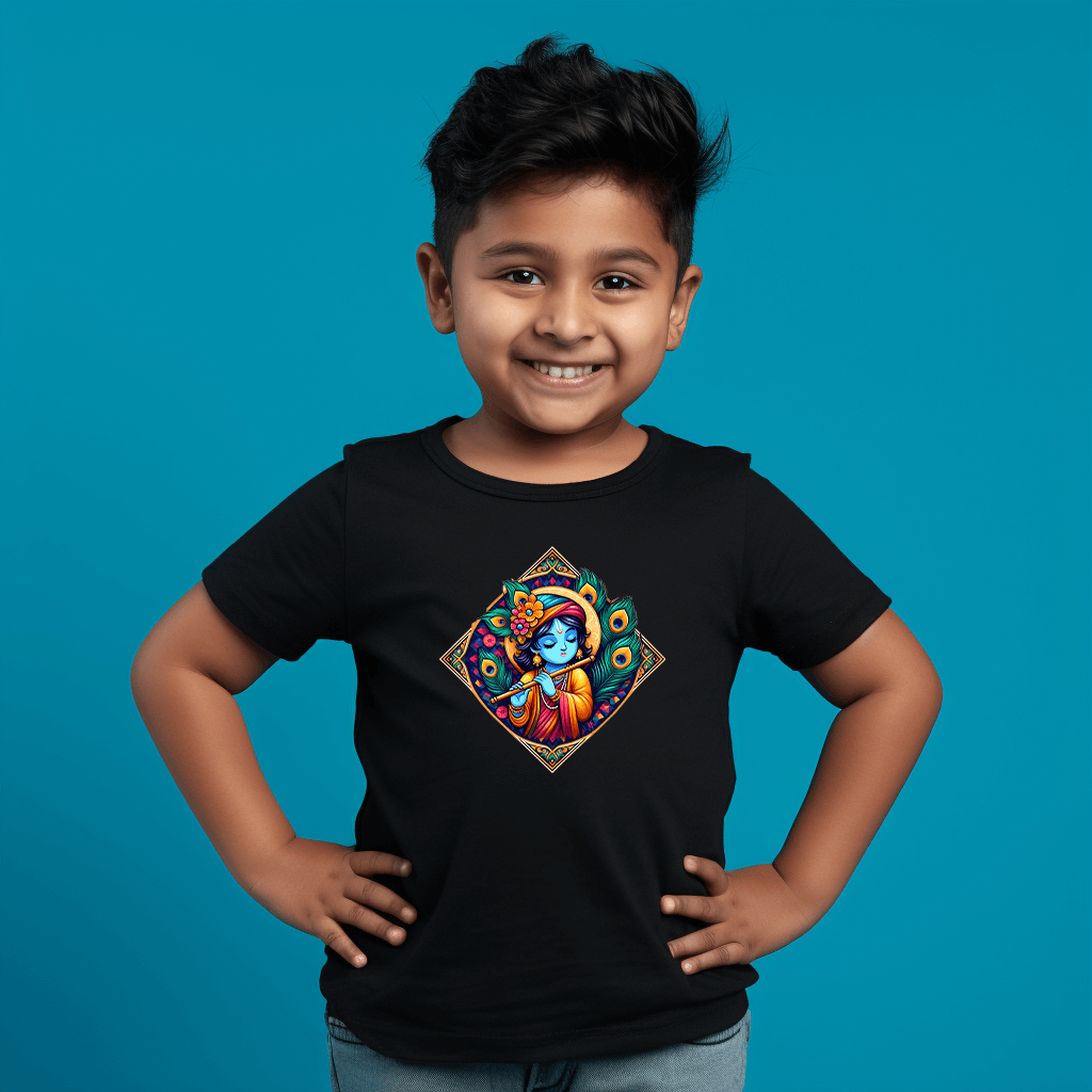 Kanha ji Printed Tshirt For Kids