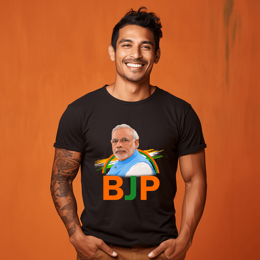 Narendra Modi Bjp Printed Tshirt Prabhubhakti