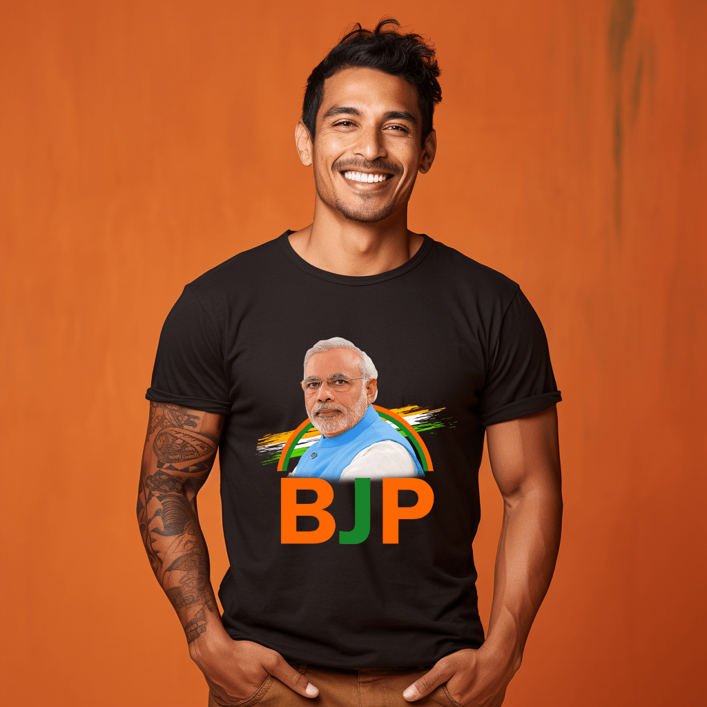 Narendra Modi  Bjp Printed Tshirt