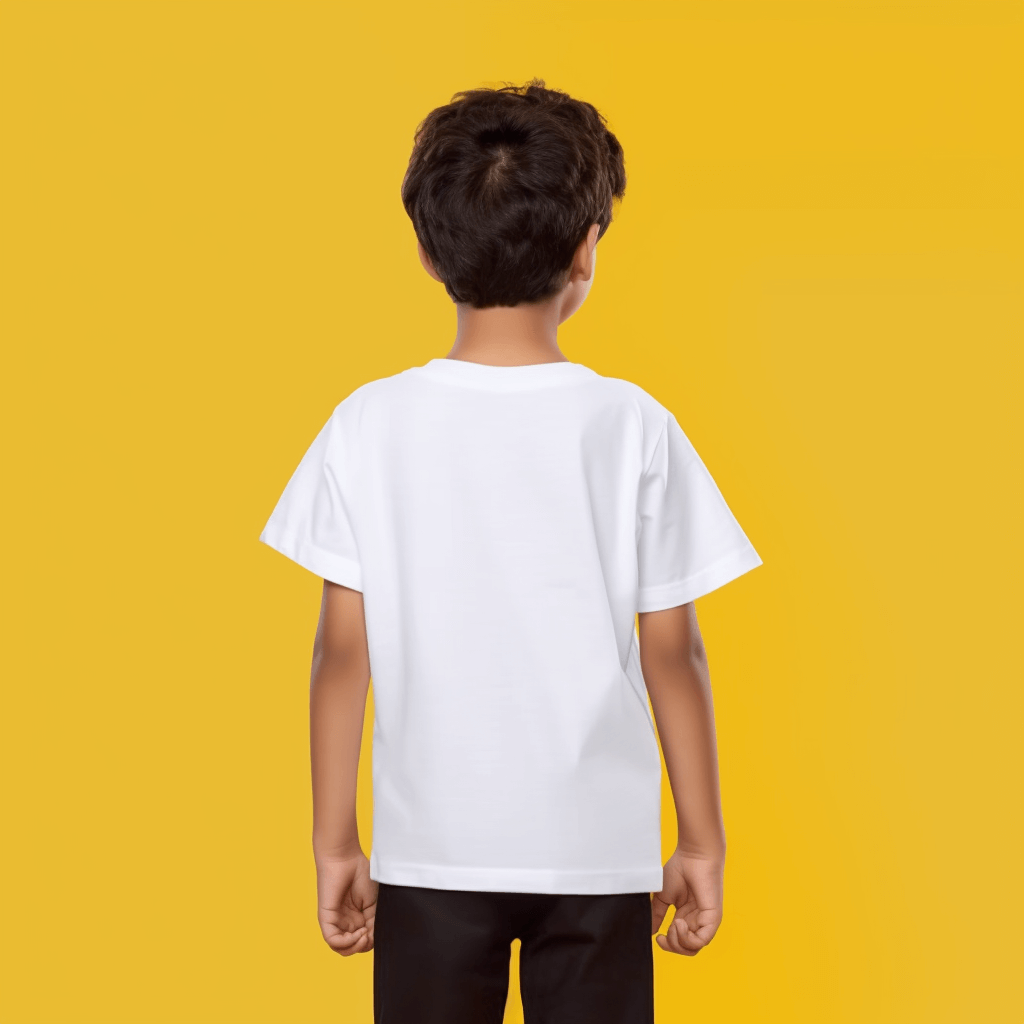 Gautam Buddha Tshirt For Kids | Black and White Colors