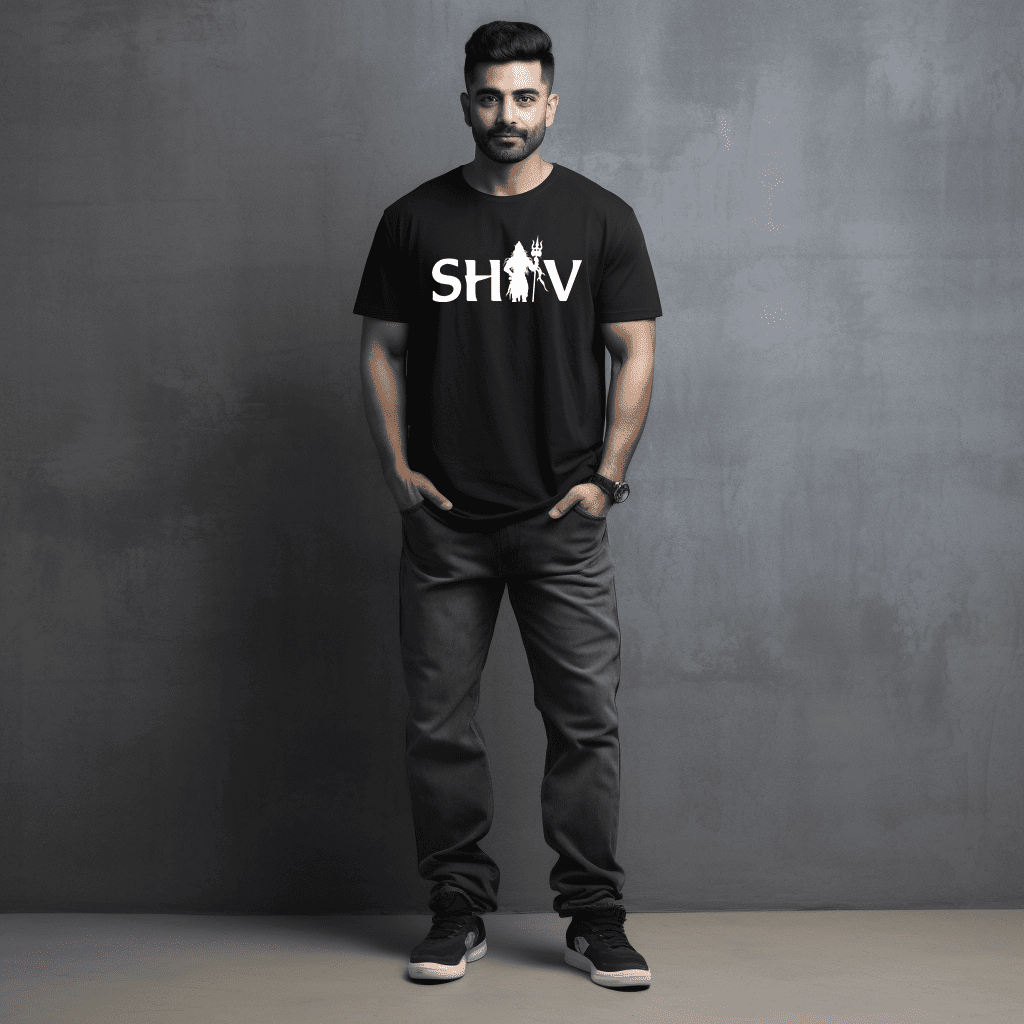 Shiv Printed Tshirt For men