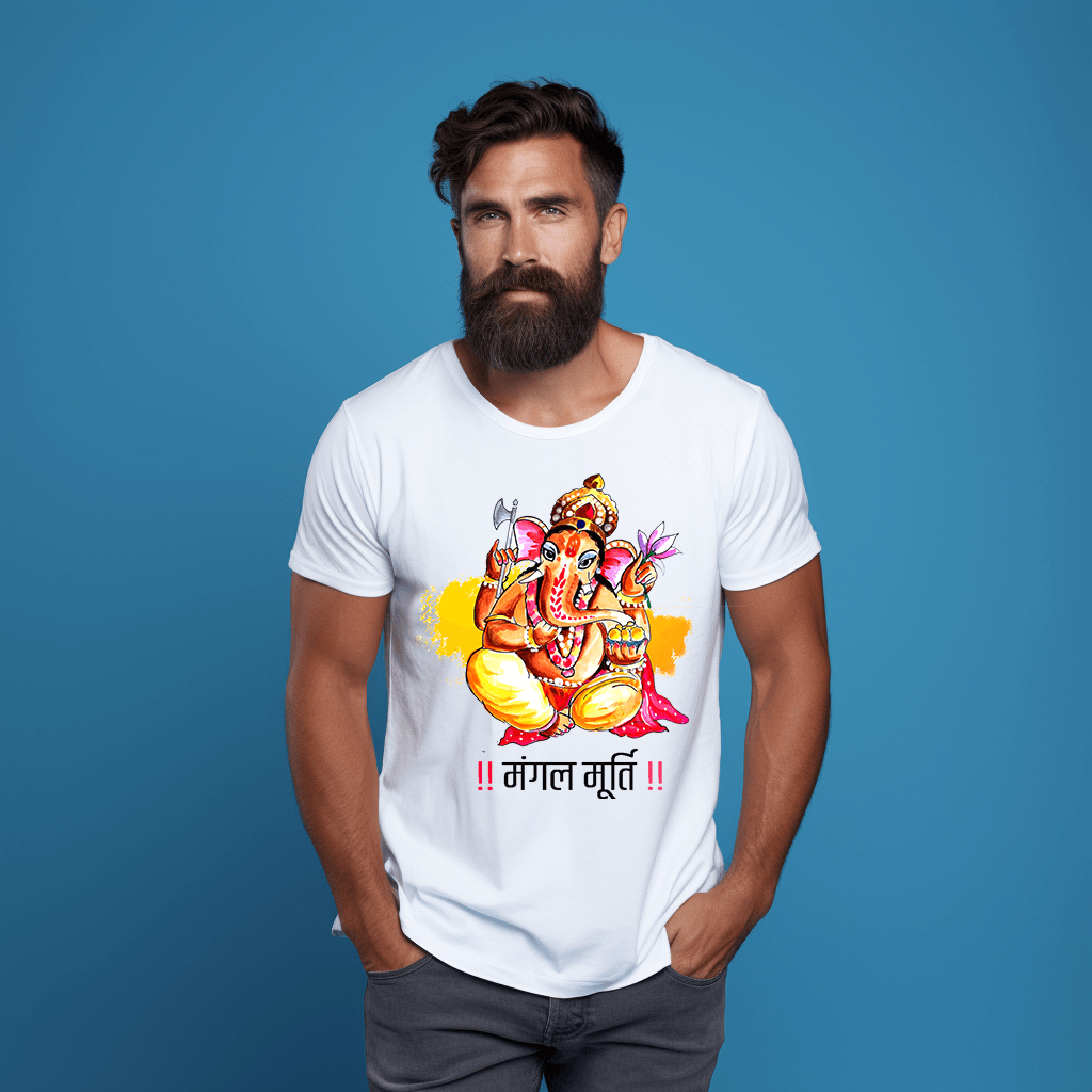 Mangal Murti Printed TShirt For Boys