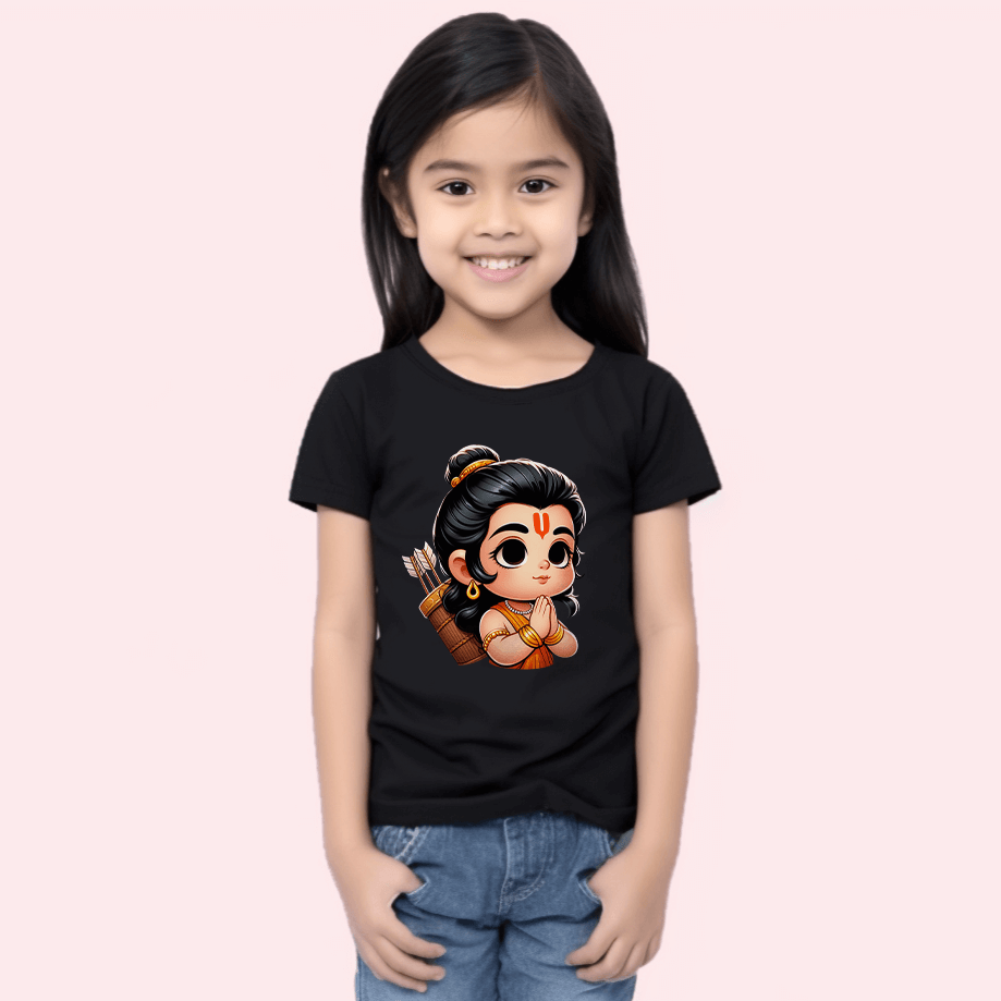 Shri Ram Design Tshirt For Kids