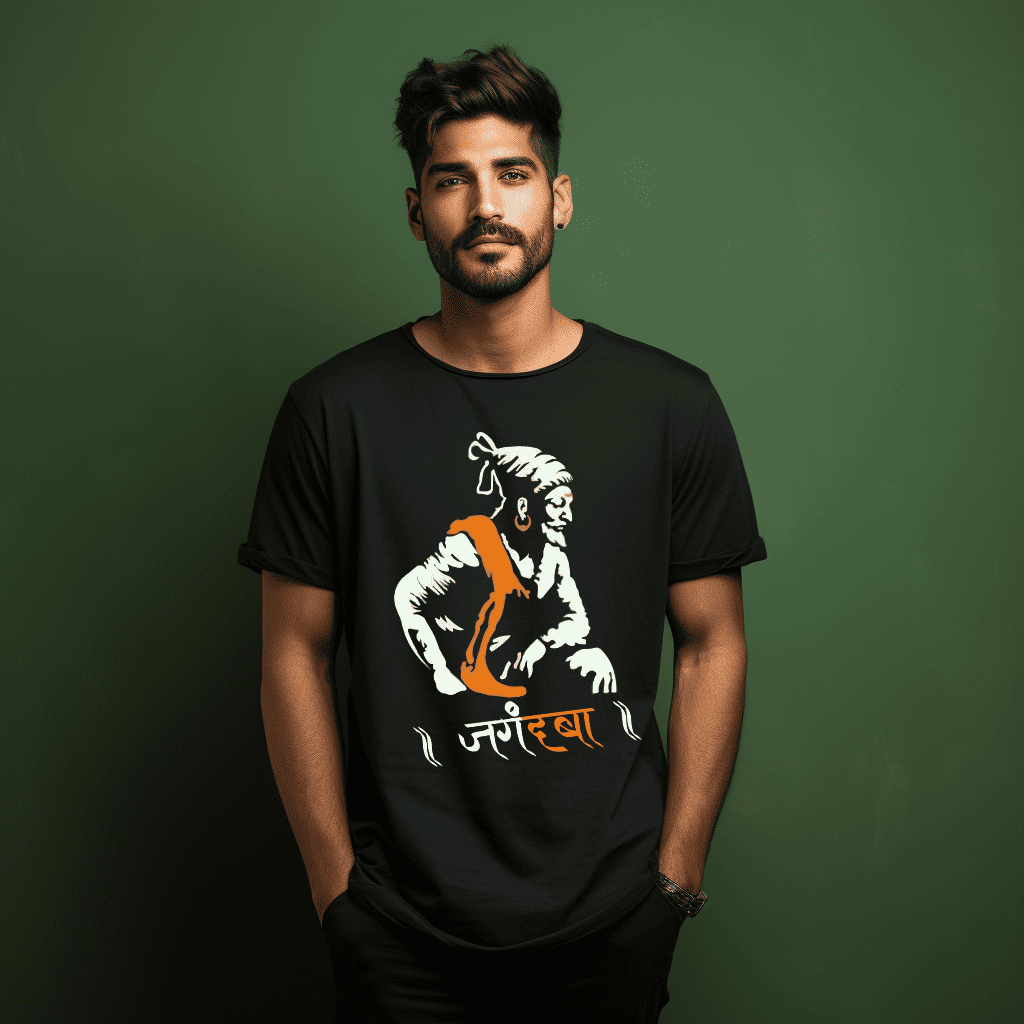 Jagdamba Shiva Ji Maharaj The Maratha Legend T-shirt