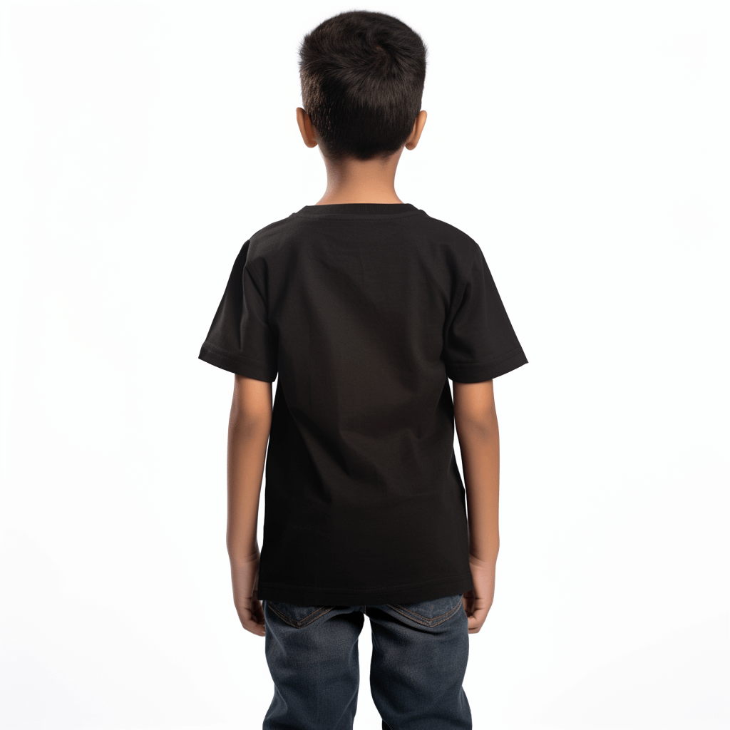 Gautam Buddha Tshirt For Kids | Black and White Colors