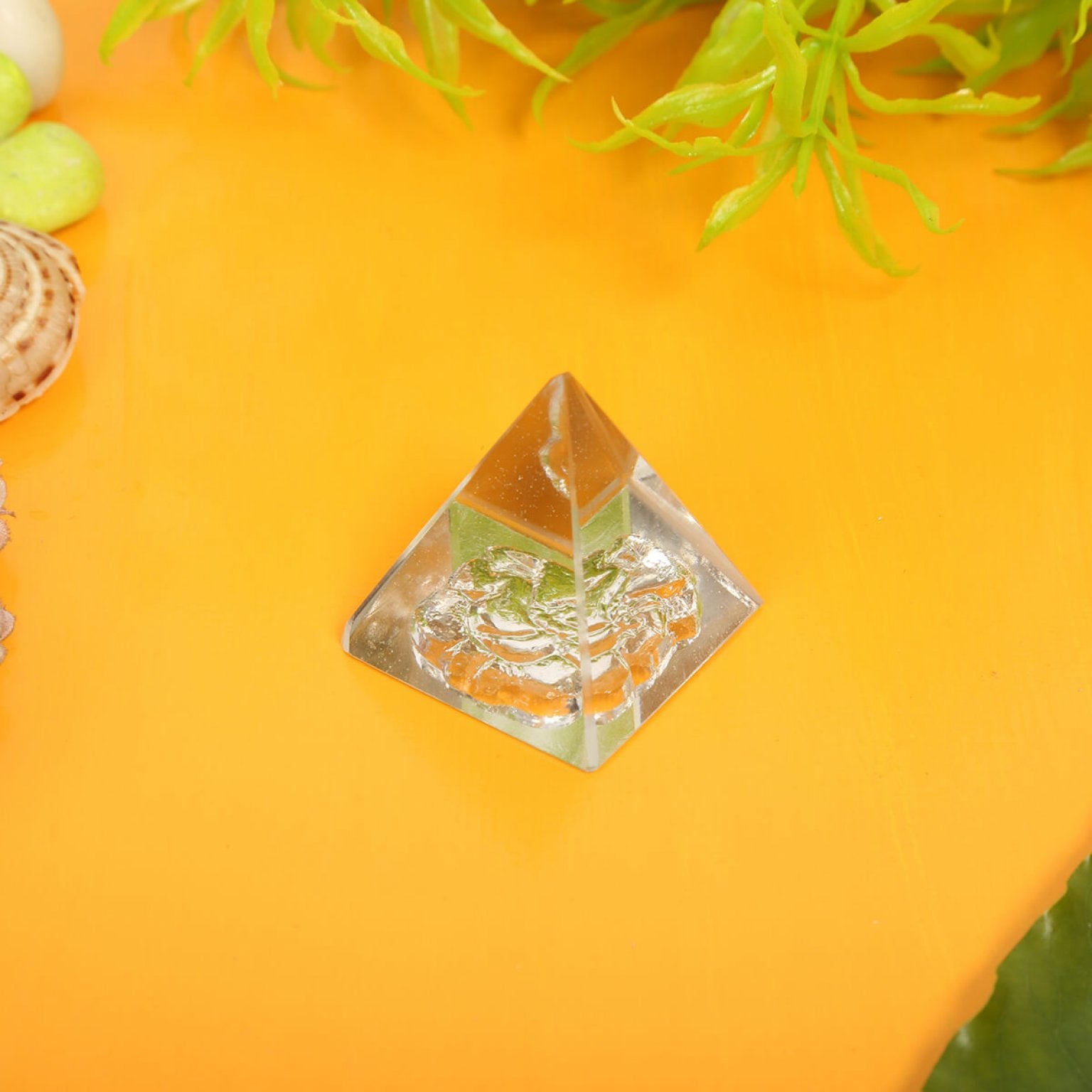 Buy Crystal Ganesh Pyramid Online