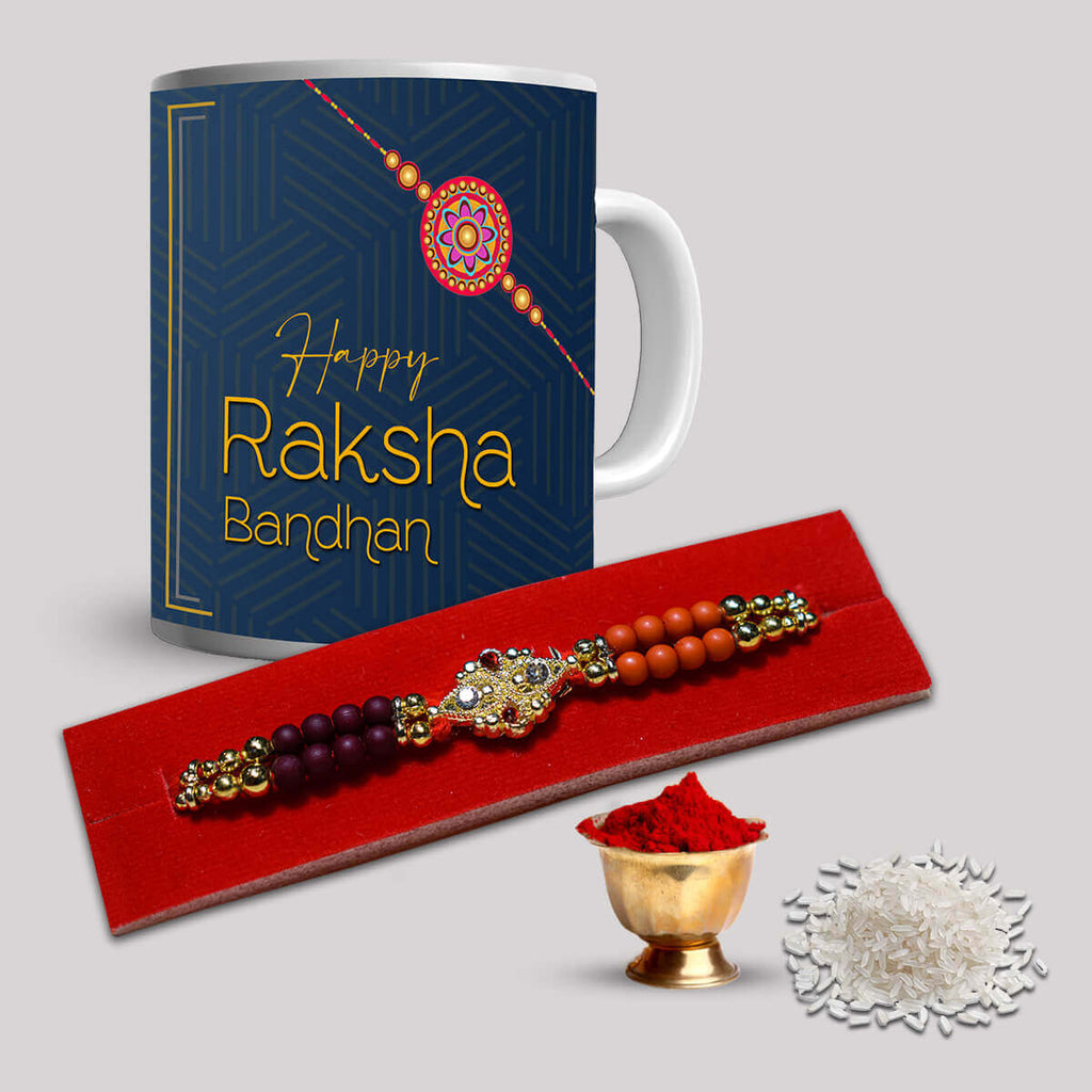 Set of Rakhi With Customized Mug