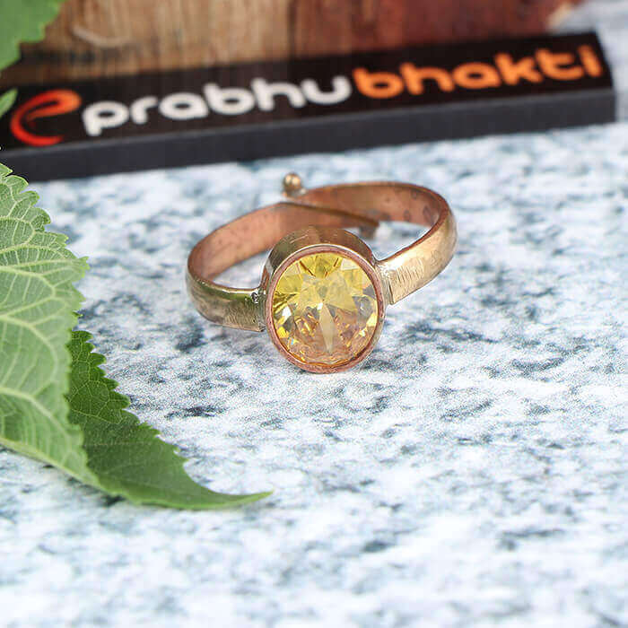 Elevate Your Style with a Stunning Pukhraj Ring | Shop Now! – Prabhubhakti