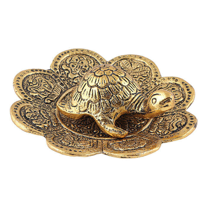 Brass Tortoise For Vastu, Feng Shui
